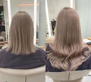 ミディアム カラーとエクステ 🌟エクステのヘアスタイル