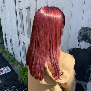ロング カラー ノグチ ナツコのヘアスタイル