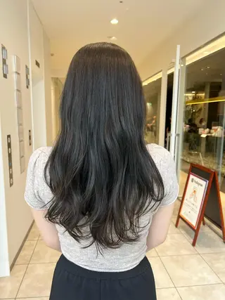 ロング カラー 名駅/大人韓国ヘア 艶カラー/Rihoのヘアスタイル