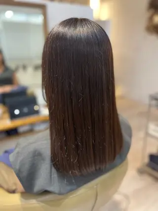 セミロング 茅野 あゆ美のヘアスタイル
