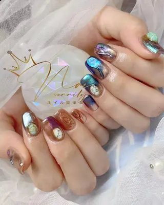 ネイル 長さだし専門店 M2 rikaのネイルデザイン