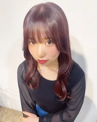 カラー 札幌クロスパーマ /🎀柴田ひな🎀のヘアスタイル