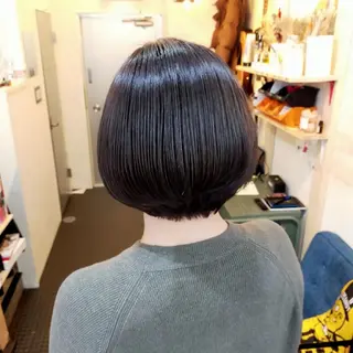 ショート SUN GLOW  サングロウ所属・水素トリートメント／ 髪質改善/ナカノメのヘアスタイル