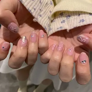 ネイル YUKIMO🍎名駅 /ニュアンスのネイルデザイン