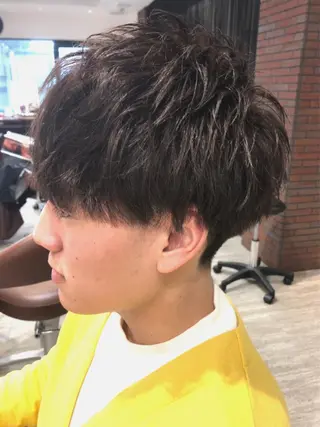 ショート カラー メンズ メンズヘア特化 崎田 成人のヘアスタイル