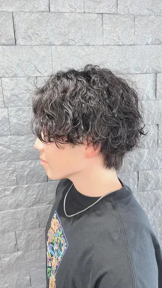 パーマ メンズ 工藤 純也のヘアスタイル