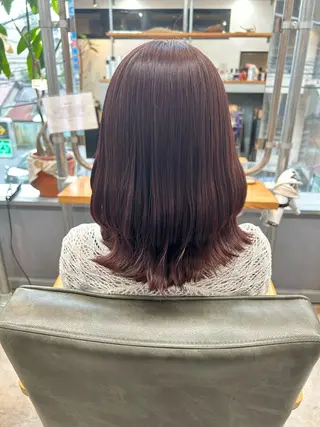 ミディアム カラー 🎀たな 🧸のヘアスタイル