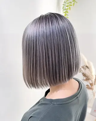 セミロング カラー ＡＳＨ 大宮のヘアスタイル
