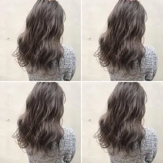 セミロング カラー 【美髪矯正】【スト カール】小野村翔太のヘアスタイル