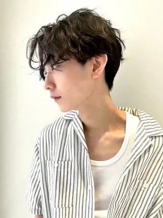 ショート パーマ FERIA fam 小林勇太のヘアスタイル