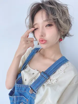 ショート カラー ⭐️Shelter by TOKYO⭐️のヘアスタイル