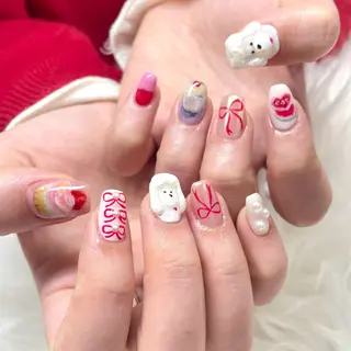 ネイル 新井 ひなののネイルデザイン