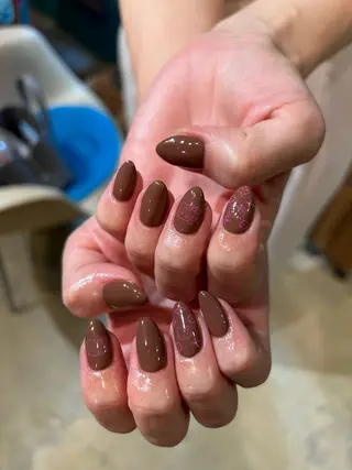 ネイル キラキラオメメ みずなのネイルデザイン