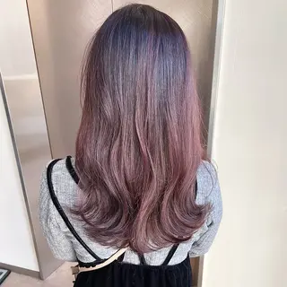 ロング カラー 村上 遥香 店長スタイリストのヘアスタイル