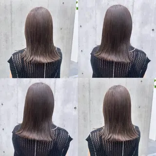 ミディアム カラー カジュアルを女っぽく 𝗮𝘆𝗮𝗰𝗼のヘアスタイル