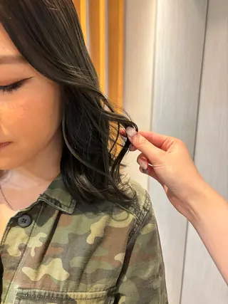 カラー レイヤー/透明感 カラー/nanokaのヘアスタイル