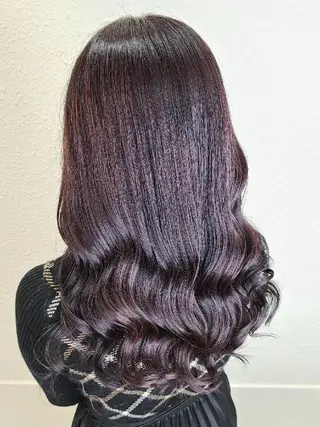 カラー ロング ブリーチカラー🌈 嘉名 真樹のヘアスタイル