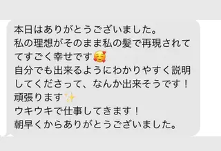 ロング THE DAY所属・AKI HASHIMOTOのヘアスタイル