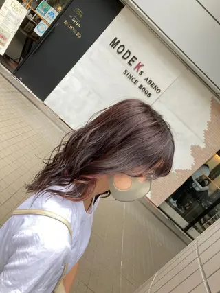ミディアム カラー SHAFT Ieiriのヘアスタイル