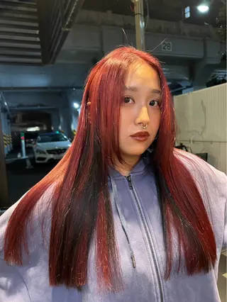 ロング カラー 内村 太陽のヘアスタイル