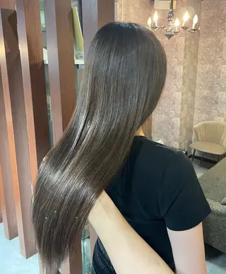 ロング カラー eim hair rink  長津田店所属・🫧透明感カラー 🫧しほのヘアスタイル
