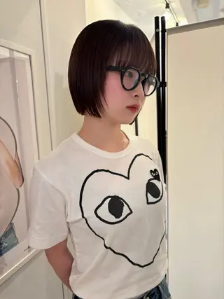 ショート カラー riria/ボブ /ブラウンカラー🎀のヘアスタイル