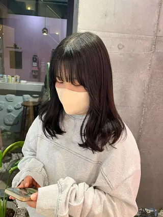 艶感透明感カラー🤍 hinaのヘアスタイル