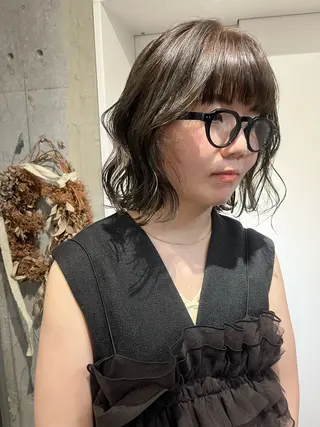 ミディアム 駅チカ【ali'i】 アリイ花崎友美☘のヘアスタイル