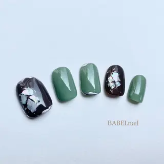 ネイル BABELバベル所属・江戸川橋✨BABEL 【バベル】大人可愛いのネイルデザイン