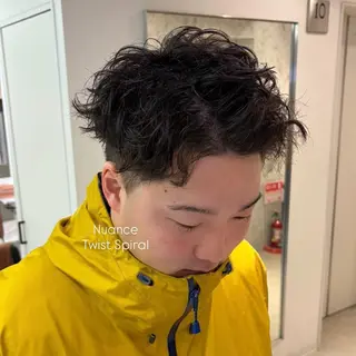 パーマ メンズ EIGHT ／SHU🩶のヘアスタイル