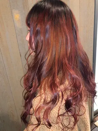 ロング カラー 🌼sunc HINAMI🌼のヘアスタイル