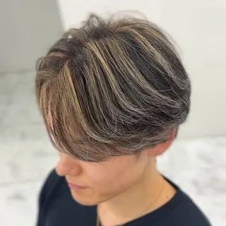 カラー メンズ メンズ/メッシュ ‪‪/セット/aoiのヘアスタイル