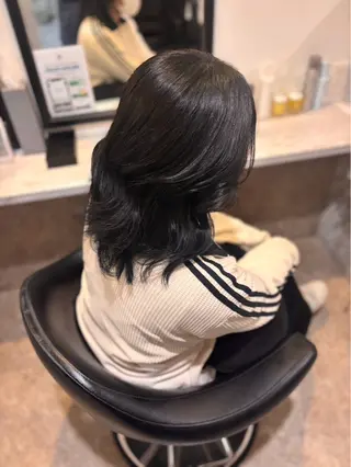セミロング カラー Mio /浜松美容室のヘアスタイル