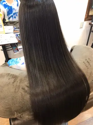 ロング Lucca Lance経堂店【ルッカランス】所属・美髪矯正/髪質改善/ 福崎航平のヘアスタイル