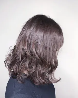 ミディアム カラー パーマ ヘアアレンジ メンズ キッズ ネイル マツエク・マツパ 新宿駅近♡友達とOK 🦋W -ワット -のヘアスタイル