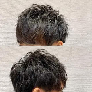 ショート メンズ 【メンズ縮毛矯正】 田中秀斗のヘアスタイル