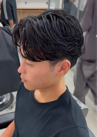 ショート パーマ メンズ 亀井隆汰/メンズ専門 パーマ特化美容師のヘアスタイル