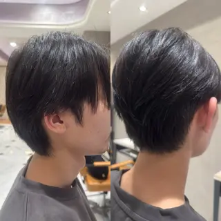 メンズ 頭から整える美容師 松田のヘアスタイル