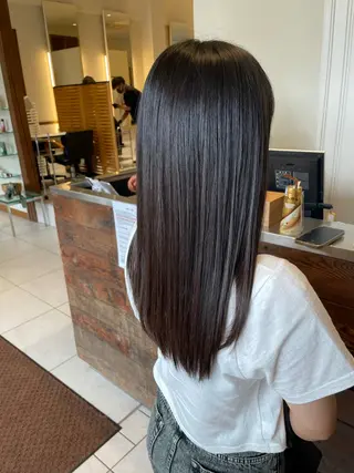 ロング カラー 片山千晴✨ツヤ髪 ✨顔まわりカット✨のヘアスタイル