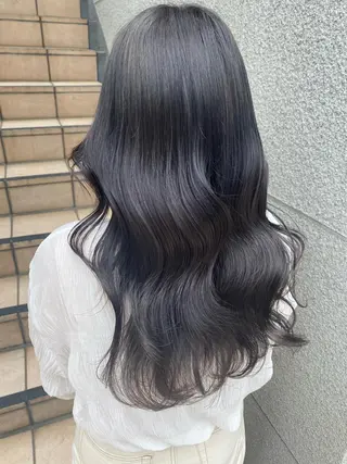 セミロング カラー Wisteria所属・美髪特化✨ 伊織✨縮毛矯正✨のヘアスタイル