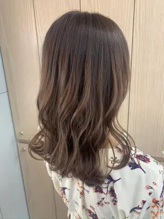 ミディアム カラー Silk-lei【銀座店】所属・銀座/美髪縮毛矯正 /髪質改善/山本翔華のヘアスタイル