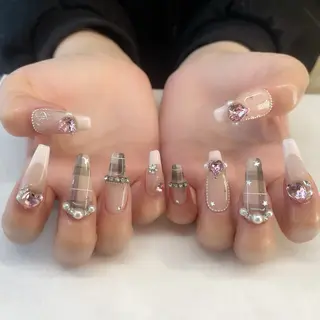 ネイル 💎🐰 saki. m 🐰💎のネイルデザイン