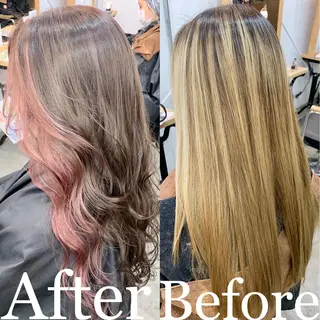 ロング カラー ヘアアレンジ ネイル マツエク・マツパ ブリーチ特化 / share 元太のヘアスタイル