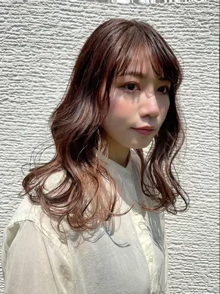 ミディアム カラー メンズヘア特化 崎田 成人のヘアスタイル