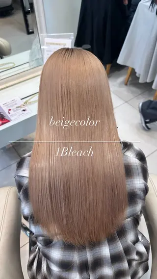 ロング カラー ‪❥ブリーチ💗 MIKUのヘアスタイル