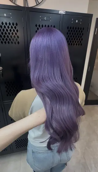 ロング カラー 柏井 陽菜のヘアスタイル