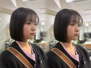 ミディアム 【ショートボブ 】 Narumi✂︎のヘアスタイル