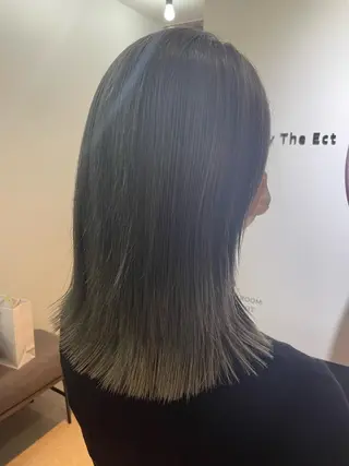 ミディアム カラー One By The Ect所属・ショート/脱白髪染め ☆宇﨑悠実のヘアスタイル