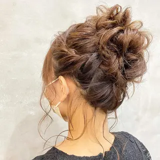 セミロング まつパ・ヘアセット ♡Chinami♡のマツエク・マツパデザイン