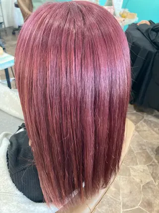 セミロング 大谷 亜依のヘアスタイル